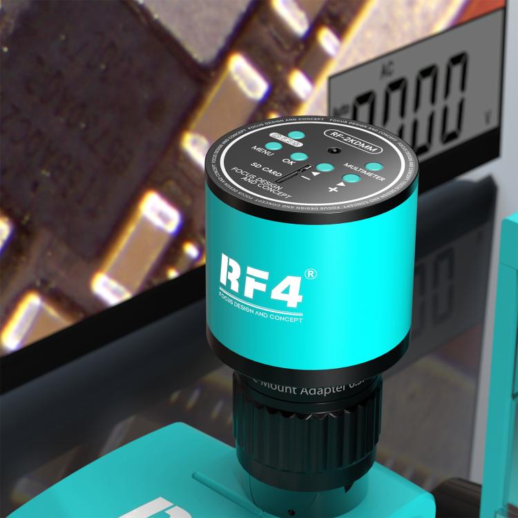 RF4 RF-2KDMM 2K Camera with Multimeter Function for Stereo Trinocular Microscope, RF-2KDMM