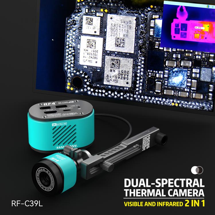 RF4 RF-C39L 2 in 1 4K Visible and Infrared Dual-Spectral Thermal Camera with Fixed Trestle, RF-C39L
