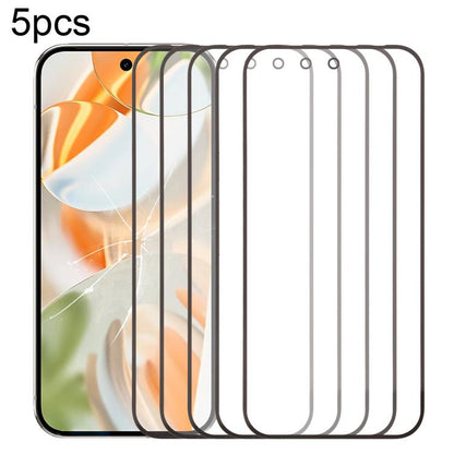 5pcs Front Screen Outer Glass Lens with OCA Optically Clear Adhesive, For Google Pixel 10 Pro XL, For Google Pixel 10 Pro, For Google Pixel 10, For Google Pixel 9a, For Google Pixel 9 Pro XL, For Google Pixel 9 Pro, For Google Pixel 9, For Google Pixel...