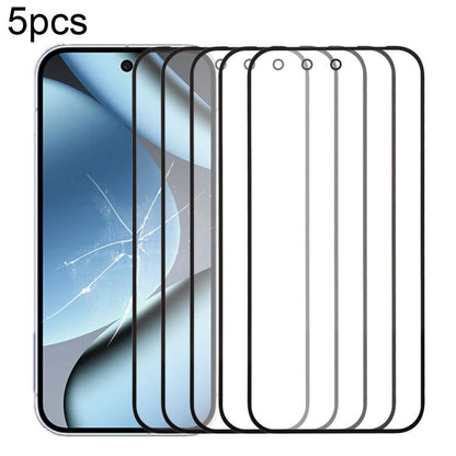 5pcs Front Screen Outer Glass Lens with OCA Optically Clear Adhesive, For Google Pixel 10 Pro XL, For Google Pixel 10 Pro, For Google Pixel 10, For Google Pixel 9a, For Google Pixel 9 Pro XL, For Google Pixel 9 Pro, For Google Pixel 9, For Google Pixel...