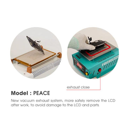 RF4 PEACE 7-inch Phone LCD Touch Screen Separator Machine Build-in Vacuum Pump, EU Plug, US Plug