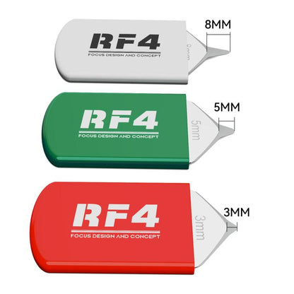 RF4 RF-DA8 3pcs Multifunction Mobile Phone Disassemble Scraping Tin Rework Blade, RF-DA8