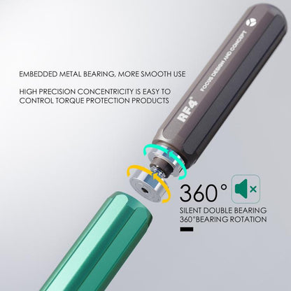 RF4 RF-SD10 5-in-1 Superhard S2 Steel Magnetic Precision Screwdriver for Phone Disassemble Repair, RF-SD10