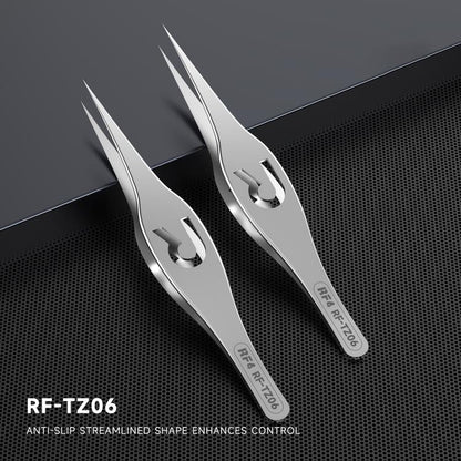 RF4 RF-TZ06 High-Precision Ultrafine Alloy Wide-Body Tweezers, RF-TZ06