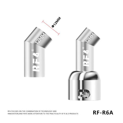 For 861DW / 861Pro Hot Air Gun Rework Station RF4 RF-R6A Angled Air Gun Nozzle Kit Set