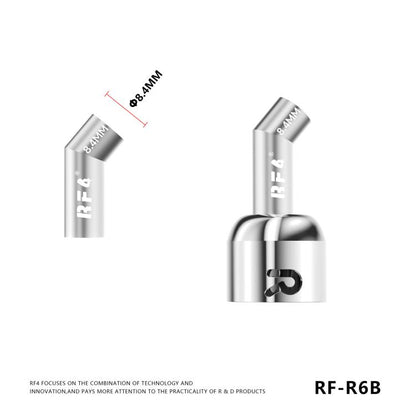 For 861DW / 861Pro Hot Air Gun Rework Station RF4 RF-R6B Angled Air Gun Nozzle Kit Set