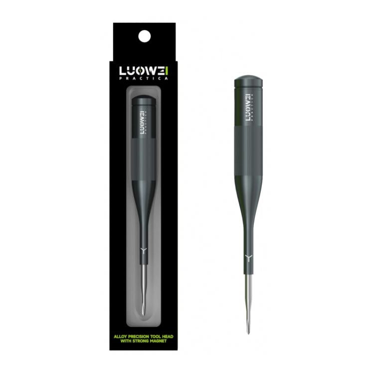 Luowei Tomahawk Super Hard Strong Magnetic S2 Screwdriver, Y-shaped 0.7, Hexagon T2, Cross 1.2, Five Stars 0.8, Medium Plate 2.5, 5 in 1 Set