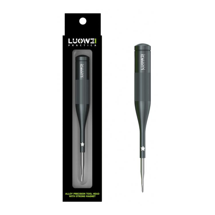 Luowei Tomahawk Super Hard Strong Magnetic S2 Screwdriver, Y-shaped 0.7, Hexagon T2, Cross 1.2, Five Stars 0.8, Medium Plate 2.5, 5 in 1 Set