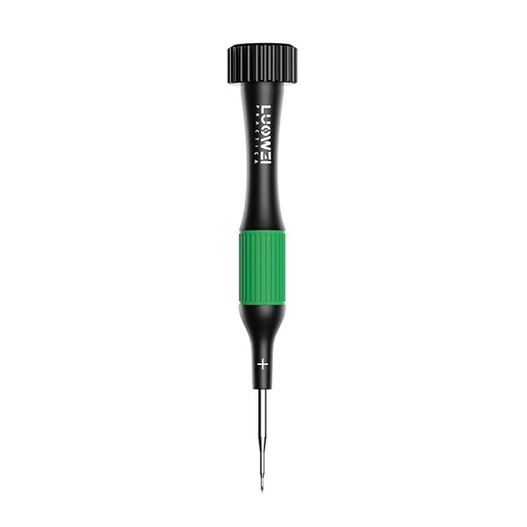 Luowei Little Boy Smooth Bearings Alloy Magnetic Screwdriver, Y-shaped 0.7, Hexagon T2, Cross 1.2, Five Stars 0.8, Medium Plate 2.5, 5 in 1 Set
