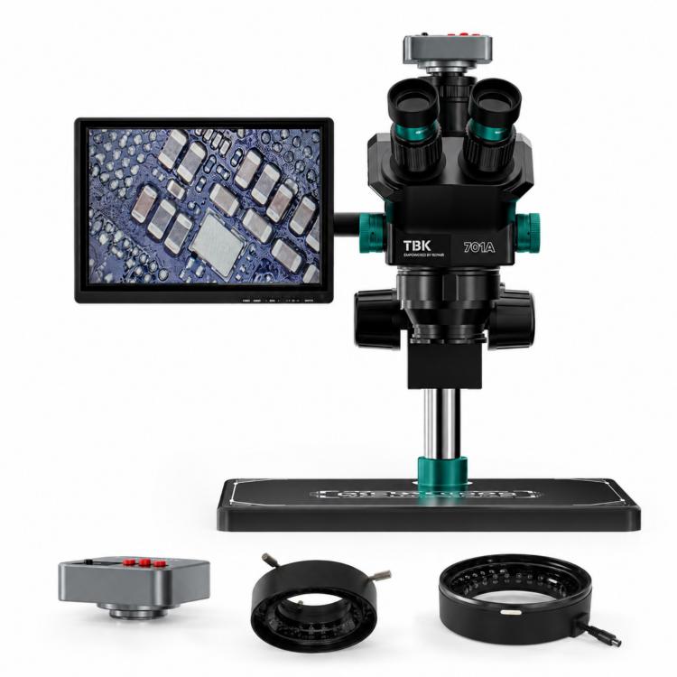 TBK TBK-701A 48MP 7X-60X Continuous Zoom Digital Microscope, TBK-701A