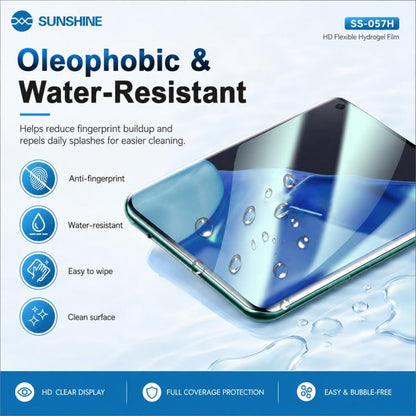 50 in 1 SUNSHINE SS-057H TPU Flexible Hydrogel HD Protective Film for SS-890C Cutting Machine, SS-057H