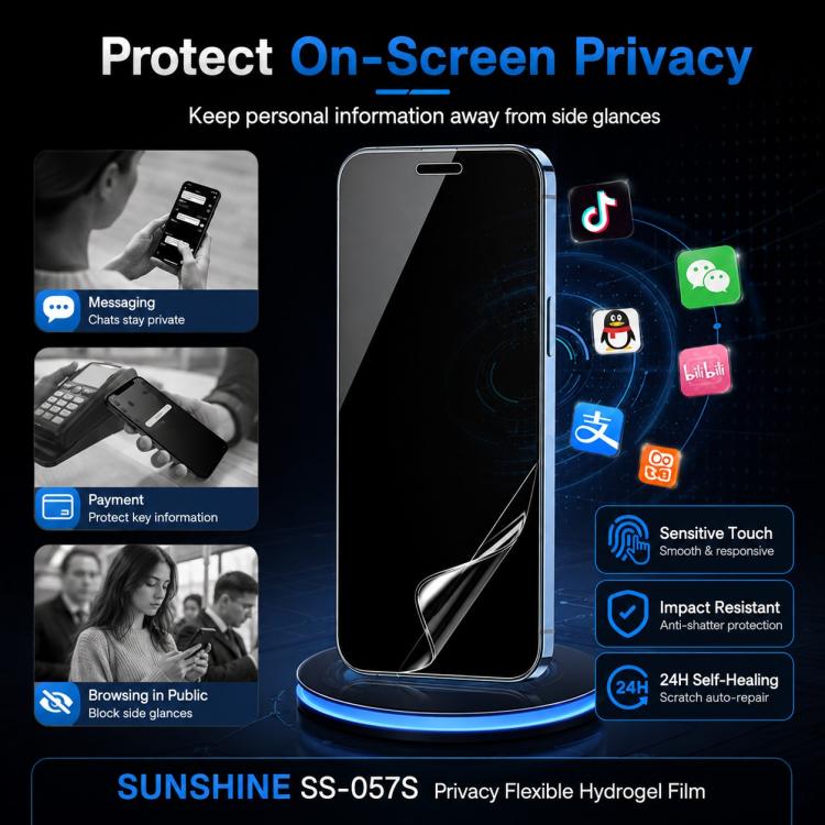 50 in 1 SUNSHINE SS-057S Anti-peep Matte Privacy Protective Film for SS-890C Cutting Machine, SS-057S
