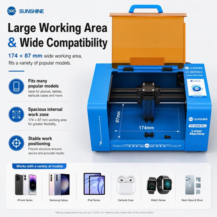 SUNSHINE SS-890B Mini Laser Screen Removal Machine, AU Plug, EU Plug, UK Plug, US Plug