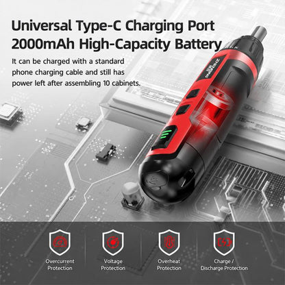 13 in 1 High Torque 6-Speed Adjustable Electric Screwdriver Set