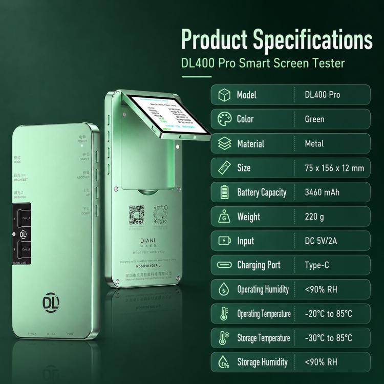 DL400 Pro iTestBox Display Touch Multi-Function Tester Set For Samsung, For Samsung