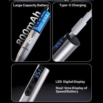 i2C G35 Portable Rechargeable Anti-vibration Grinding Pen, i2C G35