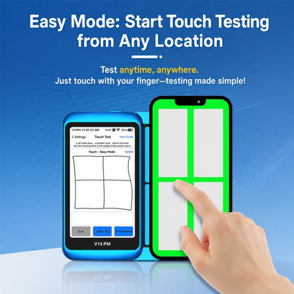 JCID V15PM Professional LCD Touch Screen Tester with 7-16 Pro Max Test Flex Cable, V15PM Screen Tester with 7-16 Flex Cable