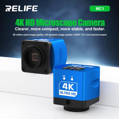 RELIFE MC1 60-megapixel 4K HD Microscope Camera, RELIFE MC1