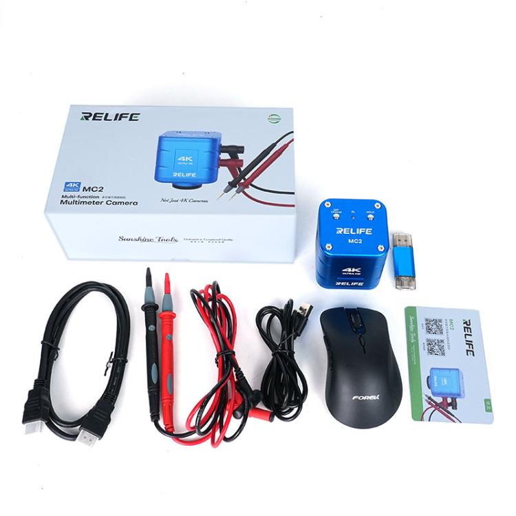 RELIFE MC2 Dual-screen Synchronous Display Multi-function 4K Multimeter Camera, RELIFE MC2