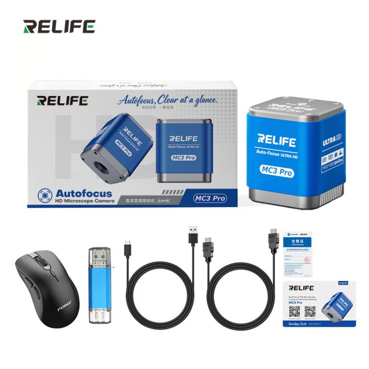 RELIFE MC3 Pro Auto Focus USB Digital 1080P HD Microscope Camera, RELIFE MC3 Pro