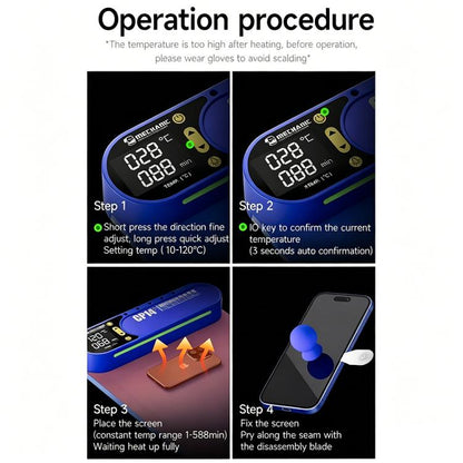 MECHANIC CP14+ 14-inch LCD Screen Separator with Dust Detection LED Light, EU Plug, US Plug