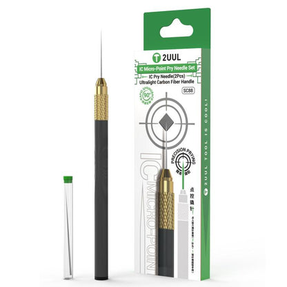 2UUL SC88 Non-Magnetic Precision Solder Control IC Micro-Point Pry Needle Set