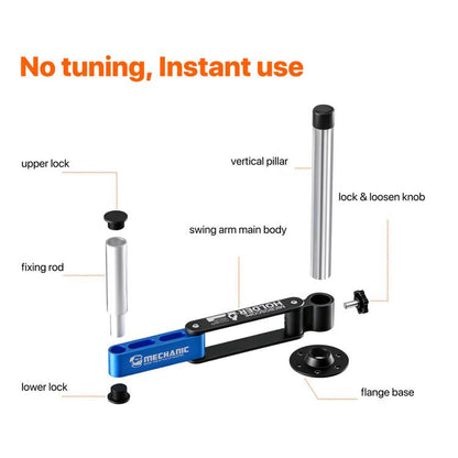 MECHANIC M6+ 360 Rotation Damped Microscope Swing Arm Holder