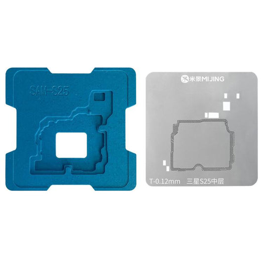MIJING Z23 Middle-Level Tin-Planting BGA Reballing Platform Set, For Galaxy S25 5G, For Samsung Universal Base, For Galaxy S25+ 5G, For Galaxy S25 Ultra 5G, For Galaxy S24 Ultra 5G, For Galaxy S24+ 5G, For Galaxy S24 5G, For Galaxy S23 Ultra 5G