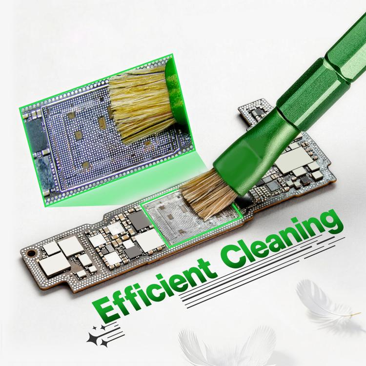 2UUL CL15 Hard Brush & Steel Wire Brush Dual-Ended Cleaning Brush
