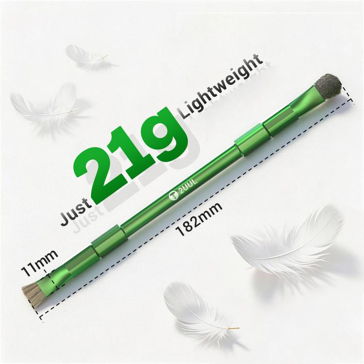 2UUL CL15 Hard Brush & Steel Wire Brush Dual-Ended Cleaning Brush