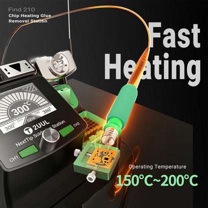 2UUL FD40 Find 210 Chip Mini Heating Glue Removal Station for C210 Handle