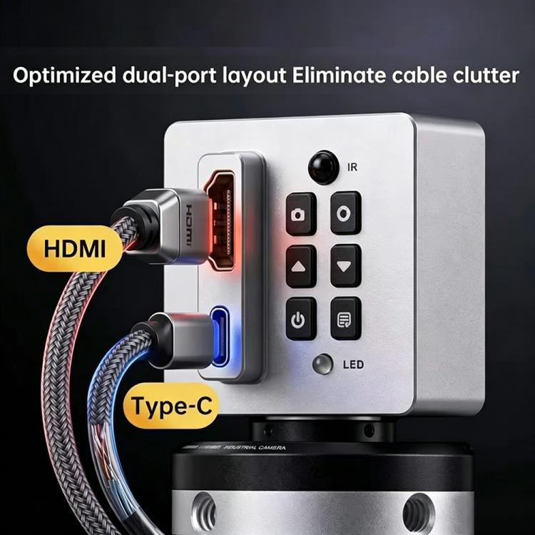 Mr.YANG MX1 HDMI & Type-C Dual Output 8MP CMOS Sensor 4K Industrial Microscope Camera