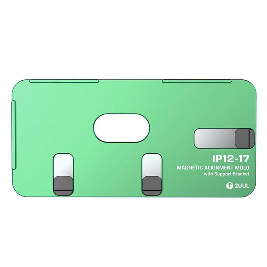2UUL SH01 Screen Laminating Magnetic Alignment Mold with Support Bracket for iPhone 12-17 Pro Max