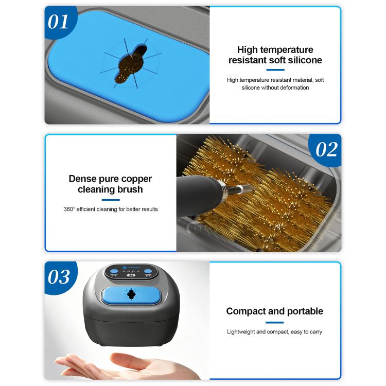 SUNSHINE S4 Adjustable Speed Automatic Soldering Iron Tip Cleaner