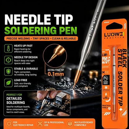 LUOWEI LW-C210-F C210 Series Fine Spot Welding and Drag Welding Soldering Iron Tip