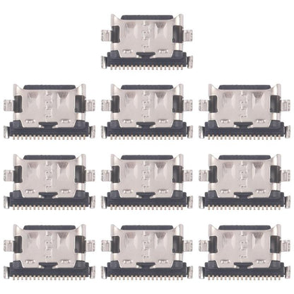 10 PCS/Pack Charging Port Connector, For Galaxy A17 4G SM-A175F, For Galaxy A17 5G SM-A176B, For Galaxy M56 SM-M566B, For Galaxy A16 SM-A165F, For Galaxy A16 5G SM-A166B