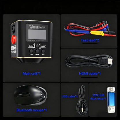MECHANIC Action 2 Pro 4K HD Industrial Microscope Camera Supports Multimeter Measurement