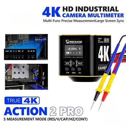 MECHANIC Action 2 Pro 4K HD Industrial Microscope Camera Supports Multimeter Measurement