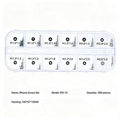 MECHANIC IPS-12 Replacement Repair Screws Kit