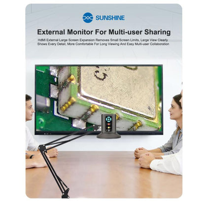 SUNSHINE MS10E-05 4K HD Digital Microscope With Universal Stand, EU Plug, UK Plug