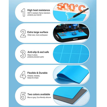 RELIFE RL-004DS Multi-Function Heat Insulation Silicone Anti-Skid Mat