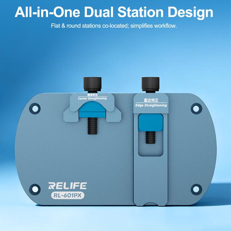 RELIFE RL-601PX Dual-Station Edge Corrector for iPhone Flat Edges and Rounded Corners