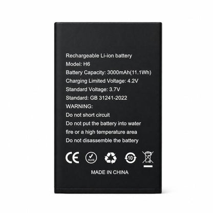 Li-ion Battery, For HAMTOD H6, For HAMTOD H3, For HAMTOD T8 4G