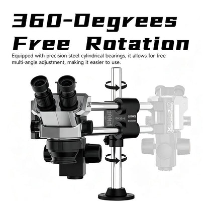 LUOWEI LW-GK04 Xuanjia Dual-Axis Dual-Arm Microscope Swing Arm Stand