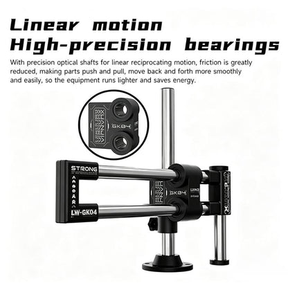LUOWEI LW-GK04 Xuanjia Dual-Axis Dual-Arm Microscope Swing Arm Stand