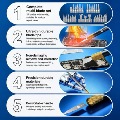 SUNSHINE SS-101A High-precision IC Repair Blade Set