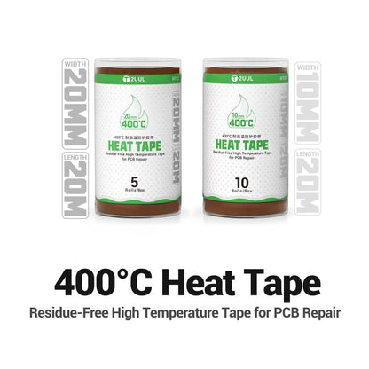 2UUL 400°C High Temperature Resistant Protective Tape, 5mm, 10mm