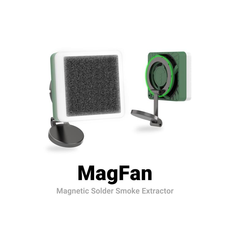 2UUL FE11 MagFan 2 in 1 Smoke Absorption LED Filling Light Magnetic Welding Smoke Extractor