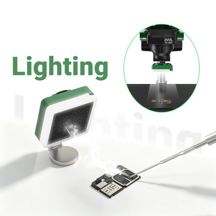 2UUL FE11 MagFan 2 in 1 Smoke Absorption LED Filling Light Magnetic Welding Smoke Extractor