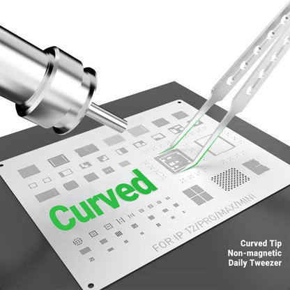 2UUL TW23 Curved Tip Non-magnetic Daily Tweezers